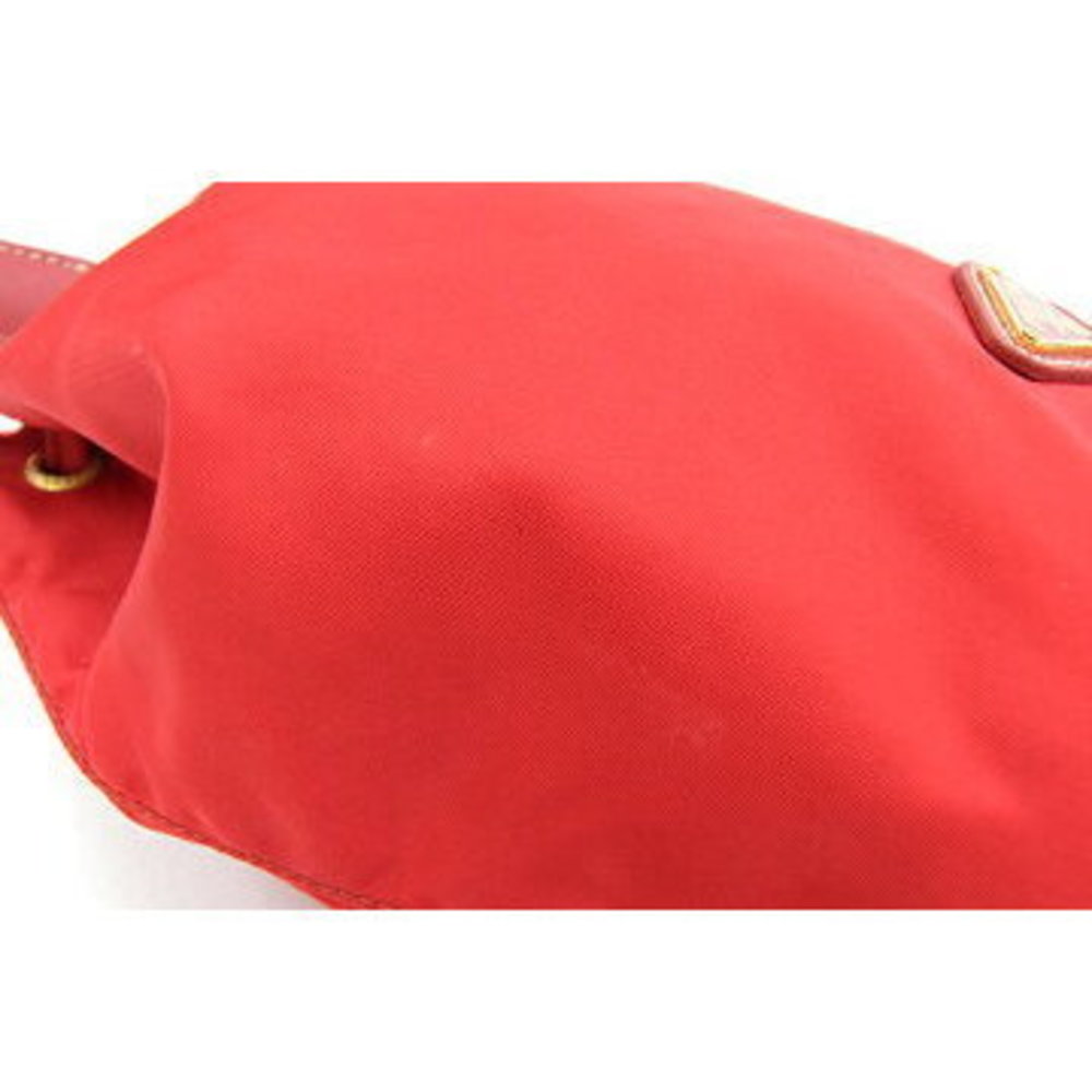 Prada Drawstring Pouch Red Nylon - image 5
